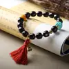Pulseiras Ecológicas Originais Atacado para Transmissão ao Vivo, Pulseiras de Sementes de Bodhi Estrela e Lua Sementes Douradas, Itens de Jogo Cultural Estilo Étnico, Contas e Joias Budistas