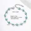 Pulsera Transfronteriza Ojo de Demonio Cruzado Europeo Americano de Oriente Medio Acero Inoxidable Moda Ojo de Aceite Goteante Joyería Personalizada Unisex