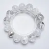 Calle de Ensueño Escena Fuegos Artificiales Blancos de Cristal Natural Pulsera Hecha a Mano para Mujer, Nuevo Estilo Versátil, Pulsera Blanqueadora al por Mayor