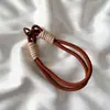 Estilo Ins Color Claro Todo Fósforo Colgante para Funda de Teléfono Móvil Cuerda Corta para Mano Colgante de Correa Tejida Duradera Cadena para Bolso de Llaves Universal