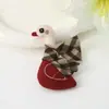 Muñeco de Peluche de Ganso Grande Lindo Accesorios para Muñecas Ropa Infantil Broche 3D Ropa Prendas de Vestir Accesorios de Decoración para Zapatos y Sombreros