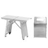 Banqueta Dobrável Portátil para Exterior Doméstica de Metal Pequena Banqueta Infantil Banqueta de Trem Adulto Banqueta de Pesca Simples e Atacado