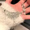 Collar con colgante de gota de agua de perla de alta gama con diseño de temperamento, cadena para la clavícula de moda para mujer, accesorios