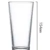 Copo de Cerveja Americano Pint Copo para Cerveja Fina Copo de Vidro Copo de Água Copo Plano Leve Copo em V Copo de Presente LOGOTIPO Impressível