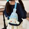 Nueva Bolsa de Pecho de Dibujos Animados de Sanrio Moda Linda Bolsa para Niños Niños y Niñas Casual Bandolera Mochila para Niños