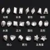 Zircônia Geométrica Irregular Banhada Diamantes de Zircônia com Fundo Plano Multifacetados Super Brilhantes Diamantes para Nail Art DIY Cristal Sintético Zircônia