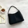 Bolsa de Hombro Grande de Terciopelo Escarchado Estilo Ins Nuevo para Otoño e Invierno, Bolso de Hombro Versátil Estilo Maillard Retro para el Trabajo, Bolso de Axila