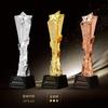 Trofeo de resina creativo, hecho a medida, de alta gama, atmosférico, de baloncesto, para empleados destacados, trofeo de cristal, hecho a medida, para competición al por mayor.