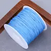 Balde pequeno A-line Acessórios de joias DIY, pulseira de cordão trançado colorido feita à mão, material de cordão semiacabado para tecelagem de nó chinês