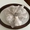 Estilo Nuevo Corea del Sur Talla Grande Malla Viñeta Floral Anillo para el Pelo Intestino Grueso Accesorios para el Cabello Elegantes y Elegantes Bola de Cabello Cola de Caballo Baja