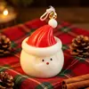 Vela Aromática Fofa de Papai Noel Decoração de Enfeite Atmosfera de Festival Pequeno Presente Vela Artesanal em Formato de Boneco de Neve