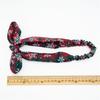 Diadema Navideña con Nudo de Orejas de Conejo Elástica Joyería de Tres Estados Estilo Otoño e Invierno Lazo Diadema para Mujer Banda para el Cabello 2218