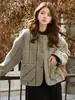 2026 Primavera Cedo Novo Estilo Feminino Estilo Pequeno Fragrante Moda Coreana Jaqueta de Algodão + Vestido Preto Conjunto de Duas Peças para Mulheres