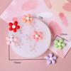 Molde creativo de silicona para dulces con forma de flor, accesorios de decoración para tartas de cumpleaños