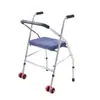 Andador de Acero Inoxidable al por Mayor Plegable Portátil Cochecito para Niños Pequeños Andador Auxiliar para Caminar para Adultos Mayores