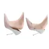 Tacones Altos con Correas Invisibles en el Tobillo en Taobao, Zapatos Anticaídas Sin Cordones, Zapatos Transfronterizos con Correas y Tacones Transparentes