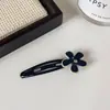 Grampo de Cabelo Floral Simples de Verão de Alta Qualidade Versátil Elegante Franja Presilha de Cabelo Presilha BB Acessório de Cabelo para Mulheres