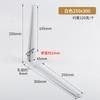 Soporte de Pared con Escuadra Triangular Hardware para Librero de Hierro de Nueve Marcos Soporte Fijo para Estante de Partición