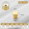 Manija de Agujero Único Dorada y Plateada, Puerta de Gabinete de Lujo Ligero, Armario Moderno Minimalista, Manija Redonda para Cajón Estilo Nórdico Americano