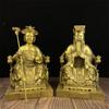 Latão Imperador de Jade Rainha Imperatriz Ornamentos Imperador de Jade Madonna Deusa Deusa Deusa Estátua de Buda Salão de Buda Casa Lar Sagrado