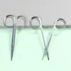 Al por mayor Acero Inoxidable Tijeras Belleza Herramientas de Maquillaje Tijeras para Recortar Cejas Tijeras Pequeñas Multifuncionales Portátiles