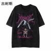 AliExpress cross-border algodão manga curta camiseta masculina 2024 nova marca de moda retrô oversize casaco desejo atacado
