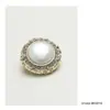 Ayuko Elegante Círculo Social Diamante Botón de Perla Pequeño Prendas de Abrigo Fragantes Botón Decorativo Prendas de Abrigo de Lana de Gama Alta Botones Cosidos a Mano