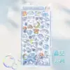 Pegatinas de Relieve 3D Transfronterizas Nuevas Pegatinas de Relieve de Cristal Epoxi de Dibujos Animados Animales para Niños Recompensas de Niña