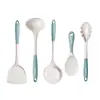 Un Juego Completo de Utensilios de Cocina para el Hogar, Espátula y Cuchara de Silicona, Sartén Antiadherente, Juego Especial de Espátula y Cuchara para Cocinar Bebés, Entrega al por Mayor