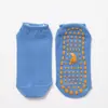 Calcetines de Piso para Niños, Antideslizantes, Calcetines Familiares de Educación Temprana para Bebés y Niños Pequeños, Calcetines para Parque de Atracciones y Trampolín, Calcetines Deportivos para Adultos y Yoga
