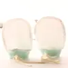 Luvas Pequenas de Malha Anti-riscos Físicos para Bebê Verão Finas Respiráveis Frescas Alta Elasticidade Cordão Luvas Ajustáveis para Bebê