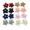 6cm Forma de Estrella de Cinco Puntas con Esquinas Afiladas Flor de Cinco Pétalos Accesorios Cosidos a Mano DIY Pasador Diadema Accesorios para Ropa Accesorios
