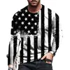 Camiseta de Manga Larga para Hombre 2026 Estampado 3D HD Moda Top para Hombre Estampado Transfronterizo Camiseta de Manga Larga de Comercio Exterior