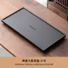 Bandeja de té de piedra negra imitación, juego de té integrado totalmente automático, uso doméstico, adecuado para té kung fu, compatible con placas de inducción, mesa de té grande para sala de estar, material natural