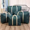 Bolsa de viagem de grande capacidade, bolsa organizadora, bolsa de armazenamento à prova de umidade, bolsa para mudança, bolsa para edredons e roupas, bolsa de compras de tecido não tecido