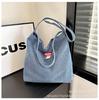 Bolsa de Mano de Cuadros Estilo Coreano Ins para Mujer 2026 Nueva Elegante Versátil Bolso Cruzado Gran Capacidad Bolso de Hombro para Viajes