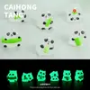 Resina de Desenho Animado Novo Bambu Luminoso Panda Fofo Ornamento Miniatura DIY Decoração Pingente Adorável Acessório