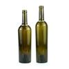 Garrafa de Vinho Tinto Verde Escuro 750ml Garrafa Vazia Pode Ser Usada como Logo de Rótulo e Pode Ser Cortada com Tampa de Cortiça para Selar Sem Vazamento