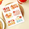 Pegatinas del Año de la Oveja 2027 Feliz Año Nuevo Adhesivos decorativos Pegatinas para envolver regalos Pegatinas decorativas para cuaderno DIY