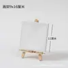 Caballete de Escritorio con Lienzo de Marco para Pintura al Óleo de Madera para Boceto Acuarela Pintura Infantil de Jardín de Niños Mini Juego de Caballete