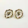 Nuevos Pendientes de Moda Europeos y Americanos para Mujer Dulces y Elegantes Pendientes Asimétricos Sencillos de Varita de Hada Completamente Diamantados