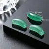 Cristal Branco Natural Tubo Curvo Nariz de Touro Contas Soltas Acessórios Feito à Mão Peças para Joias DIY Pulseira Colar Venda Direta de Fábrica