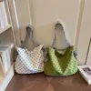 Bolso grande de mujer estilo Ins, nuevo bolso casual de tela primavera-verano para ir al trabajo, bolso de hombro tipo tote de moda 2026 con lunares