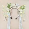 VestidoLolita Floral de Renda Estilo Fada para Meninas Verão 2026 Novo Estiloso Vestido Princesa Bufante para Bebê Tendência