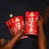 2026 Ano do Cavalo Nova Bolsa Envelope Vermelho Criativa de Alto Padrão com Folha de Ouro e Glitter para o Ano Novo Festival da Primavera