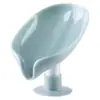 Porta Jabón, Estante de Almacenamiento para Jabón, Montaje en Pared con Ventosa, Estante de Drenaje sin Taladro, No Acumula Agua, Almacenamiento para el Hogar, Almacenamiento de Cuentas