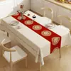 Nova Toalha de Mesa 2025 Impermeável, à Prova de Óleo, Anti-Escaldante, Sem Lavar Mesa de Jantar Mesa de Café Mesa Retangular Toalha de Mesa Tapete de Mesa com Sensação de Luxo Leve