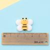 Mancha de fábrica amarillo abeja flor de cinco pétalos pegamento de crema funda de teléfono accesorios de resina vaso de agua para niños parche para tetera