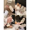 Primer Encuentro: Botas de Nieve de Invierno para Mujer con Forro de Piel, Cálidas y Acogedoras, Versátiles, Suela Gruesa, Zapatos Perezosos sin Cordones
