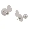 Brincos Joias DIY Tarraxas para Orelha Ganchos de Orelha Acrílico Antiderrapante Anti-Queda Plástico Coração de Pêssego Acessórios de Plug para Orelha Anti-Queda